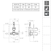 Смеситель для душа Ramon Soler Tzar 342411SOC золото