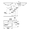 Раковина Grohe Bau Ceramic 39422000 56 см