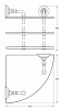 Полка 3SC Stilmar STI 419 белый;серый