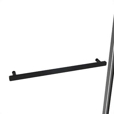 Душевой уголок Vincea Slim Soft VSR-1SS9015CLB 150x90, черный, стекло прозрачное