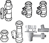 Комплект присоединения Buderus AS6-AP двухконтурного котла