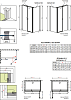 Душевой уголок Radaway Eos II KDS L 90х80 см стекло прозрачное