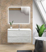 Тумба для комплекта BelBagno ALBANO-800-2C-SO-CVG cemento verona grigio