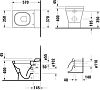 Приставной унитаз Duravit 2 Nd Floor 0110090000