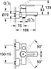 Смеситель Grohe Lineare 33849000 для ванны с душем