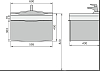 Тумба под раковину Velvex Iva tpIVA.60-26.21 59.5 см