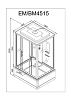 Душевая кабина Deto Em EM4517EL