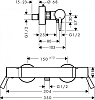 Душевая система Frap H71-9 F2471-9 оружейная сталь