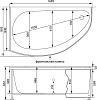 Акриловая ванна Aquanet Augusta L 170х90 00205463