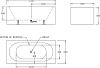 Акриловая ванна BelBagno 170х80 BB78-1700