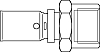 Переходник Oventrop Cofit P 32хRp1" с внутренней резьбой