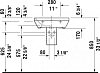 Полупьедестал для раковины Duravit Durastyle 0858300000