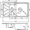 Комплект кухонная мойка Iddis Arro ARR78SZi77 хром + смеситель Iddis Kitchen Line K07SB0LI05