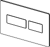 Кнопка смыва Tece Solid 9240434 нержавеющая сталь