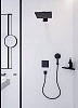 Косметическое зеркало Hansgrohe AddStoris 41791670, черный матовый