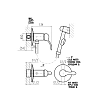 Душ гигиенический Rav-Slezak Labe L047/1Z золото