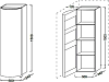 Шкаф-пенал Jacob Delafon Presquile EB1115G-M47