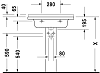 Раковина 70 см Duravit Starck-3 0304700000