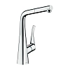 Смеситель для кухни Hansgrohe Metris Select 73828000 хром