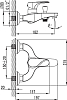 Смеситель Milardo Solomon SOLSB00M02 для ванны с душем