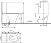 Унитаз-моноблок TOTO MH CW161Y#XW с бачком SW10044G1#W