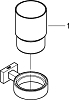 Стакан Grohe Essentials Cube 40755001