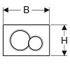 Кнопка смыва Geberit Sigma 01 115.770.LB.5 белая