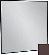 Зеркало 80 см Jacob Delafon Silhouette EB1425-F32, лакированная рама ледяной коричневый сатин