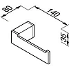 Держатель туалетной бумаги Geesa Modern Art 3509-02 хром
