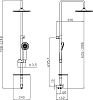 Душевая стойка Lemark LM8803C