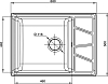 Кухонная мойка GranFest VERTEX 680L GF-V-680L иней