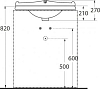 Раковина Azzurra Jubilaeum 60 JUB200/60M bi*1, белый