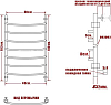 Полотенцесушитель электрический Ника Arc ЛД 100/40-7