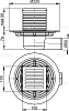 Душевой трап AlcaPlast APV103 с боковой подводкой