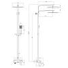 Душевая система Lemark Unit LM4562C хром