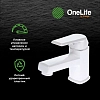 Смеситель для ванны с душем OneLife P02-311w белый