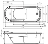 Акриловая ванна Riho Columbia 175х80 B003001005