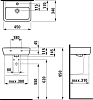 Мини-раковина Laufen Pro 8.1195.1.000.104.1 45 см