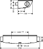 Термостат для душа Hansgrohe Ecostat Select 13111400, белый хром
