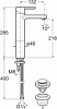 Смеситель для раковины Roca Naia 5A3796C00