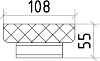 Мыльница Boheme Royal Cristal 10930-BR, бронза