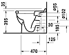 Чаша приставного унитаза Duravit Starck 3 012409000