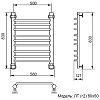 Полотенцесушитель водяной Ника Trapezium ЛТ Г2 80/50 хром