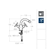 Смеситель для биде Ramon Soler Rs Cross 6203 хром