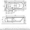 Акриловая ванна Excellent Be Spot 160х80 WAEX.BSL16WH левая