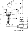 Смеситель для ванны с душем Hansgrohe Focus E 31740000/31700000 хром