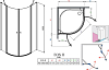 Душевой уголок Radaway EOS II PDD 100