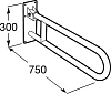 Поручень откидной 75 см Roca Victoria 816675001