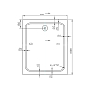 Душевой поддон Vincea VST-2AR-8010 100x80, белый