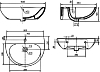 Раковина IFO Frisk RS020600000 60 см